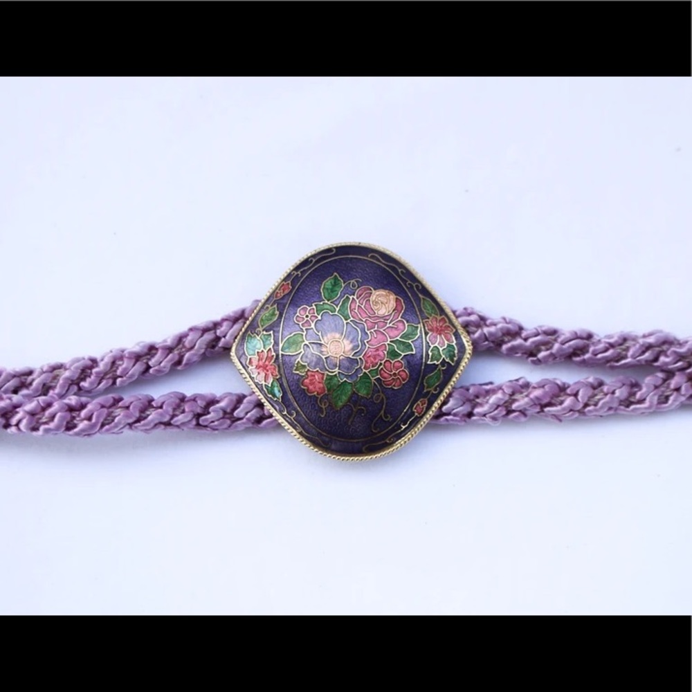 Vintage floral belt